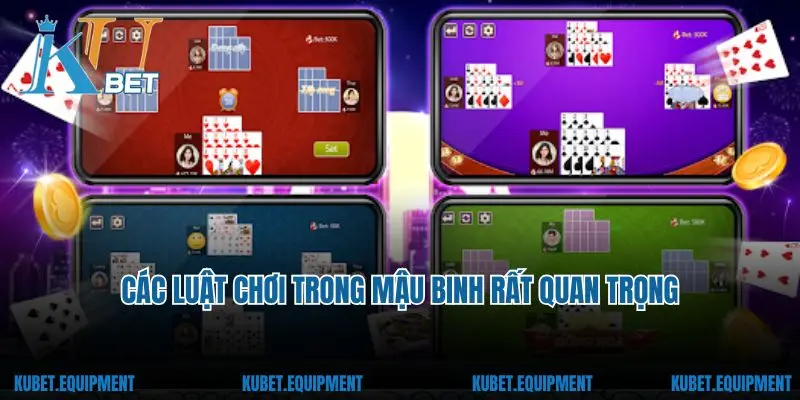 Các luật chơi trong mậu binh rất quan trọng