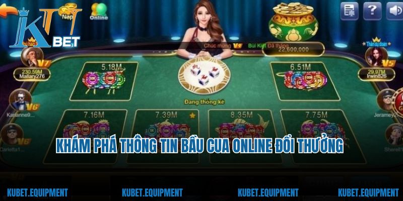 Khám phá về tựa game bầu cua online đổi thưởng Kubet
